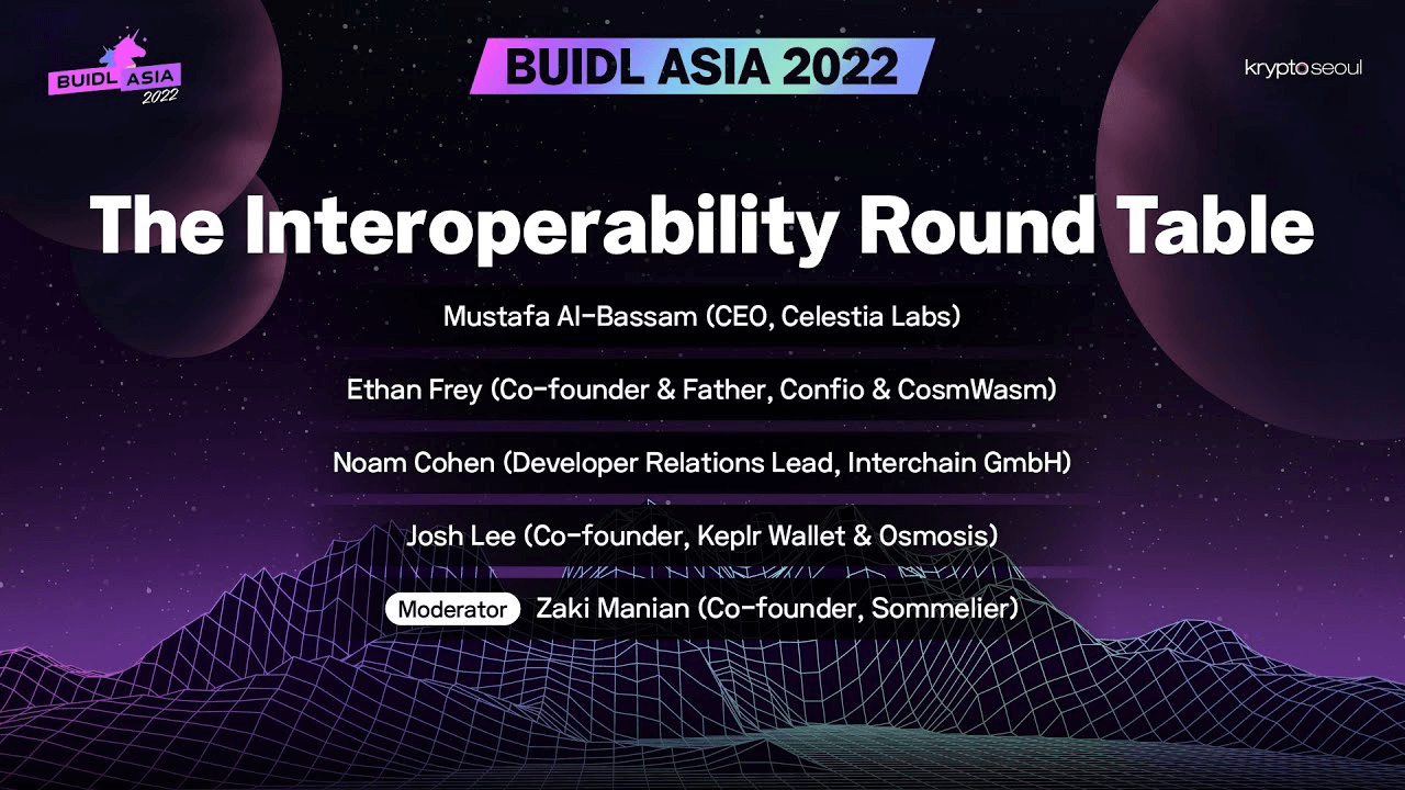 BUIDL Asia 2022 Panel: The Interoperability Round Table